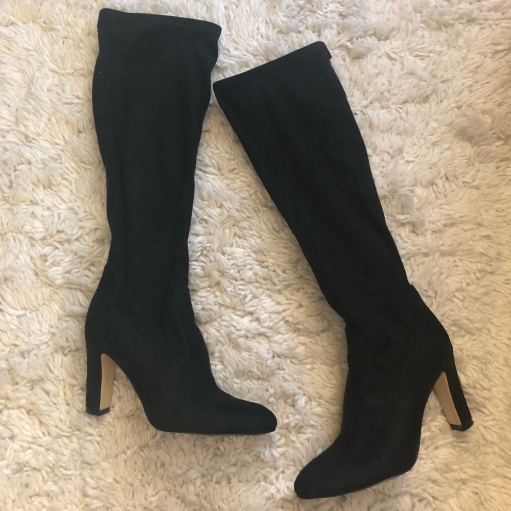 Black Knee High Boots